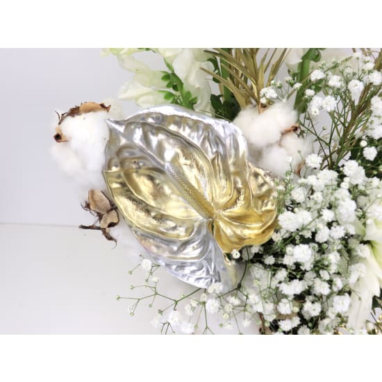 Serene Sparkle Flower Hat Box - Standard