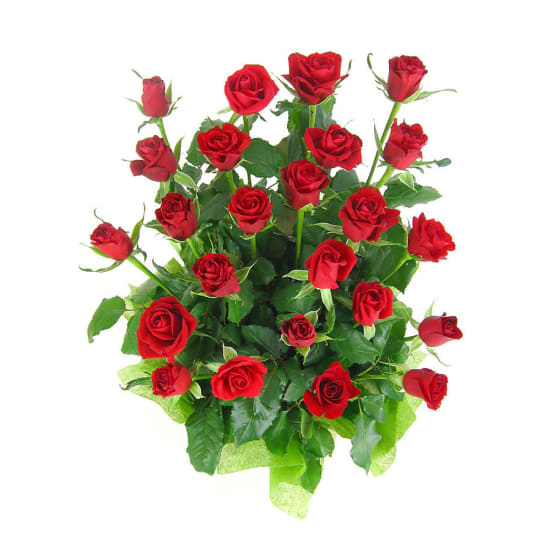 Red Rose Presentation Box - 24 Roses (Two Dozen)
