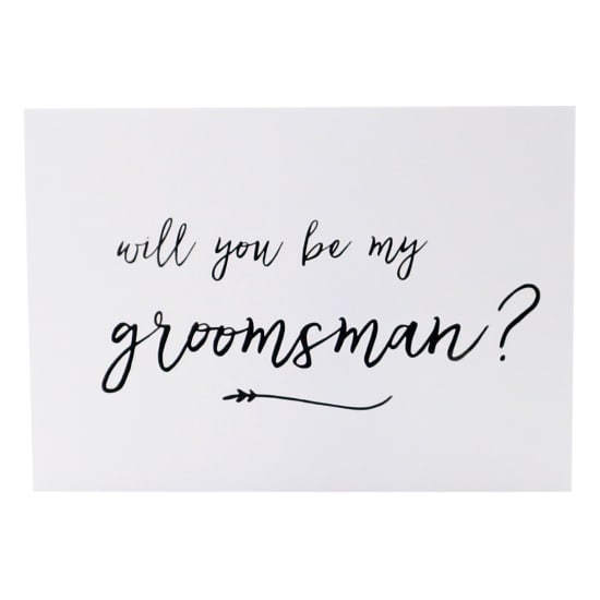 Will You Be My Groomsman? Gift Card - Standard