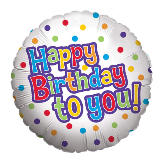 Happy Birthday To You Balloon - Standard