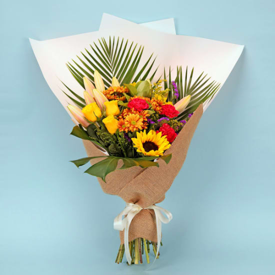 Field Of Flowers Bouquet - Premium