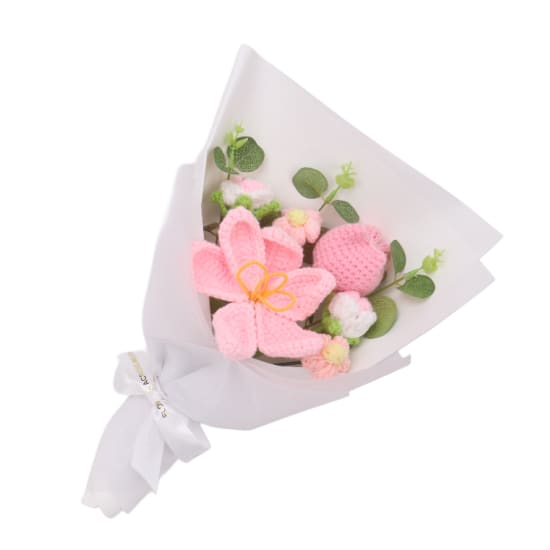 Crochet Tulip Flower Bouquet - Standard