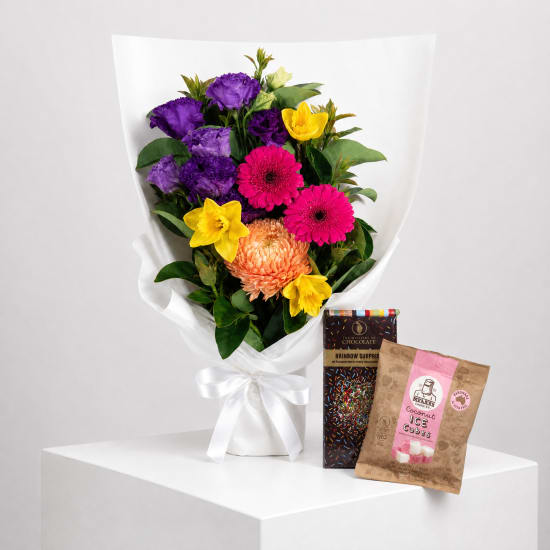 Daily Bouquet - Magenta pop and rainbow nibble - Standard