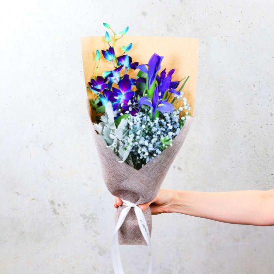 Blue Clouded Sky Bouquet  - Standard