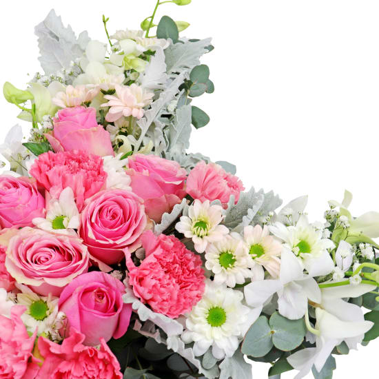 Hearts May Heal Cross Wreath - Standard