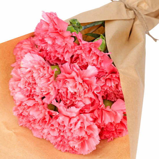 Market Bunch   Pink Carnations - Standard