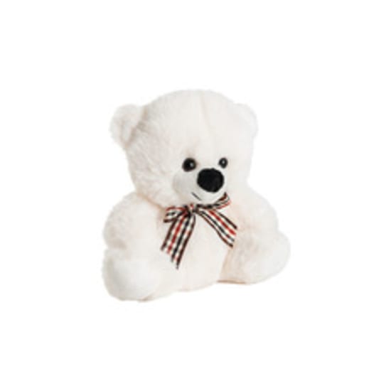 White Toby Bear 15cm - Standard