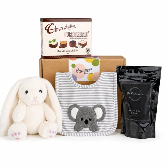 Baby Bliss Bunny Neutral Baby Hamper - Standard