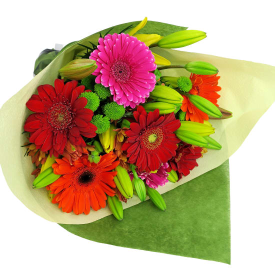 Pretty Bright Mixed Flower Bouquet - Deluxe (view 3 of 4)