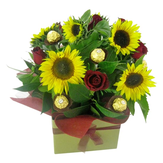 Summer Loving Ferrero Flower Box - Deluxe
