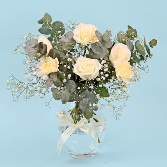 Little Angelic Teardrop Vase Arrangement - Standard