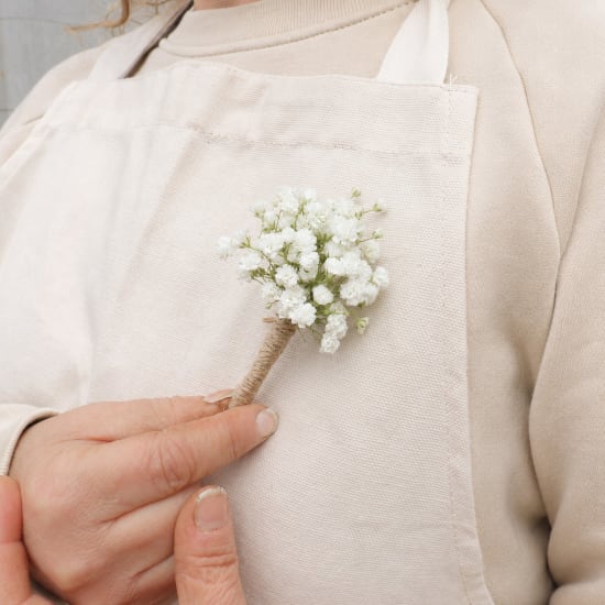 Gypsophila Buttonhole - Standard (view 2 of 3)