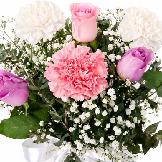Little Angelic Teardrop Vase Arrangement - Standard