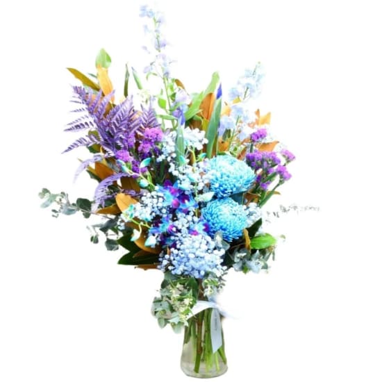 Blue Sky Vase Arrangement - Standard