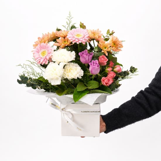 Genteel Gestures Pastels Flower Box - Standard