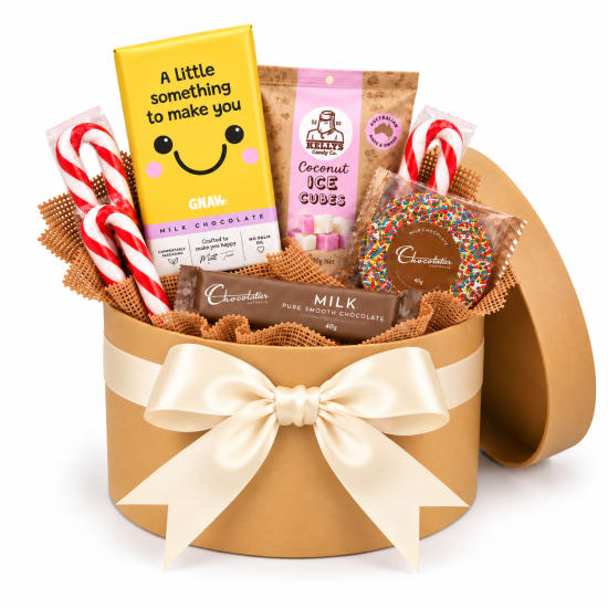 🎄😊 Christmas Smiles & Sweet Treats Hat Box 🍫🎄 - Standard