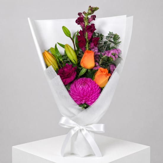 Daily Bouquet - Orange glow with pink swagger - Standard