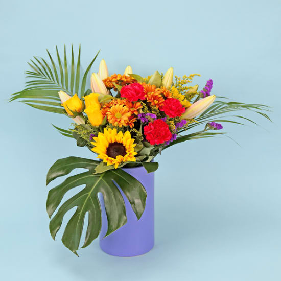 Field Of Flowers  Vase - Premium