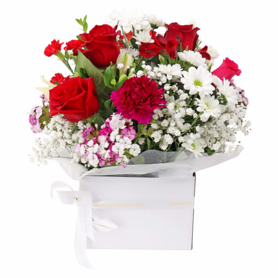 Valentine’s Flower Box – Florist’s Choice - Premium