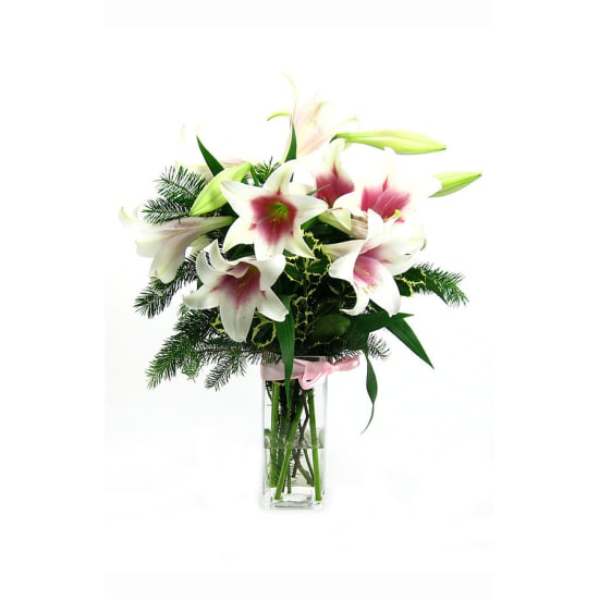 Festive Xmas Lilies - Standard