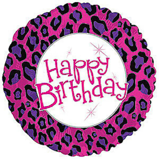 Happy Birthday - Animal Print - Standard