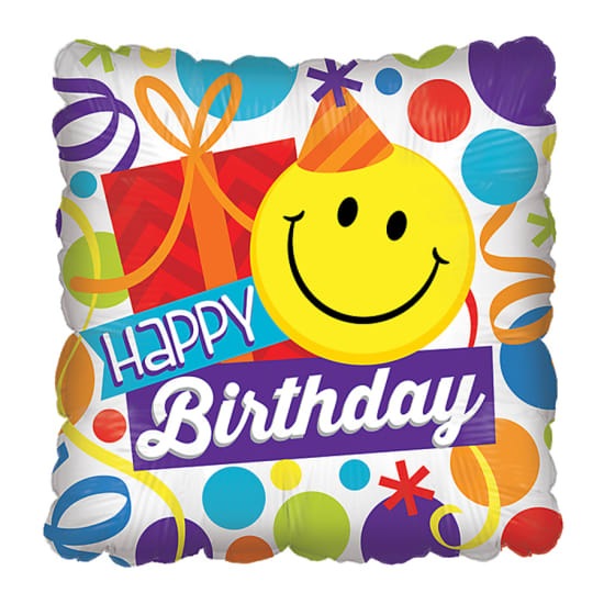 Happy Birthday - Smiley face  - Standard