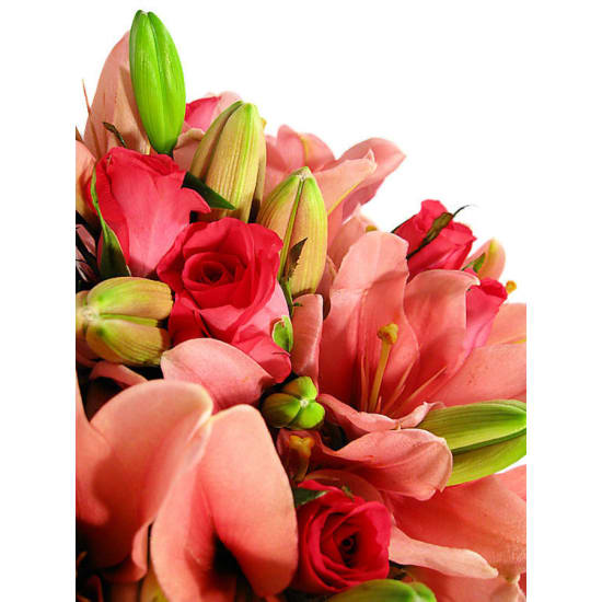 Mother's Day Lilies and Roses - Premium