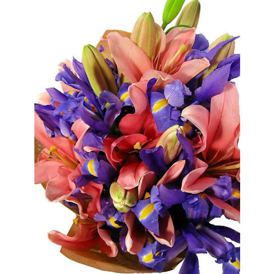 Mother's Day Lilies and Iris - Deluxe