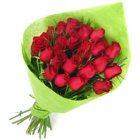 Red Roses Bouquet - 24 Roses (Two Dozen)
