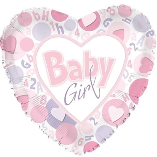 Baby Girl - Hearts - Standard