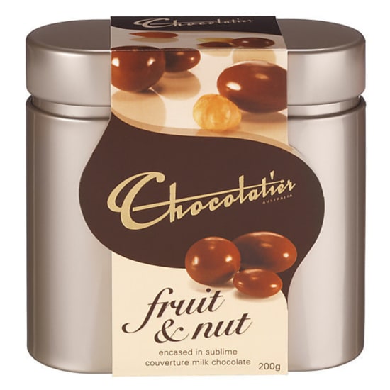 Fruit and Nut chocolate in tin - Standard