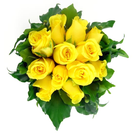 Yellow Rose Vase - Standard