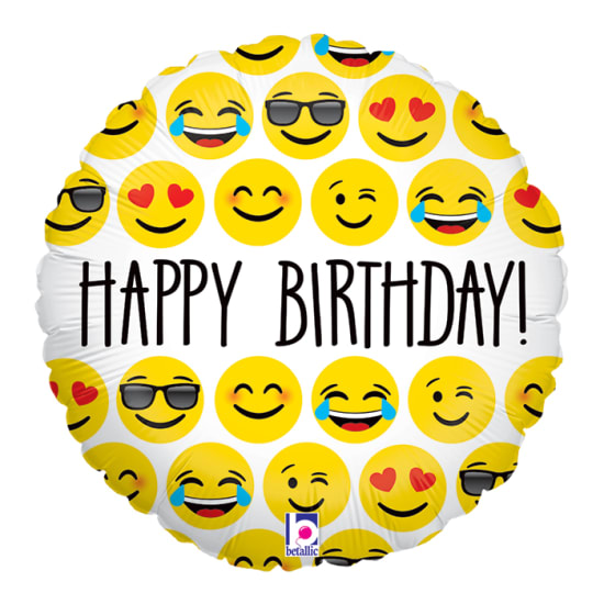 Emoji Happy Birthday - Standard