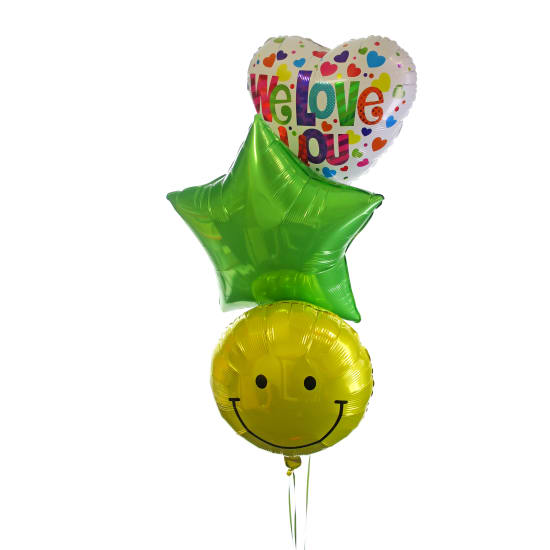 We Love You Balloon Bouquet - Standard