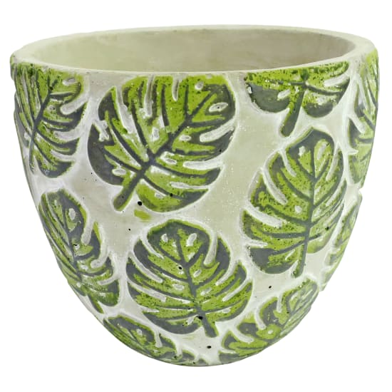 Monstera Print Pot large 17cm - Standard