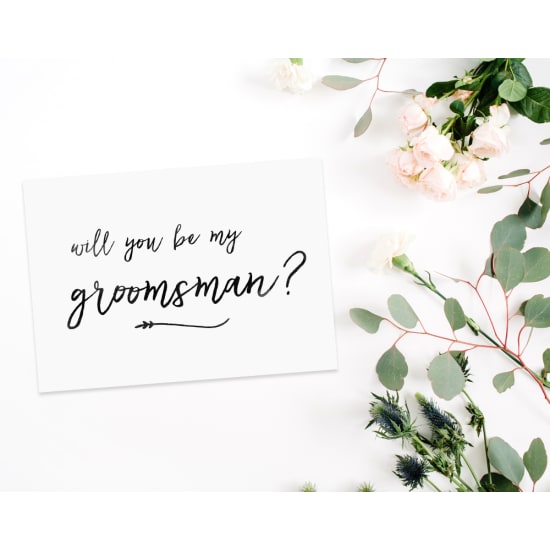 Will You Be My Groomsman - Standard