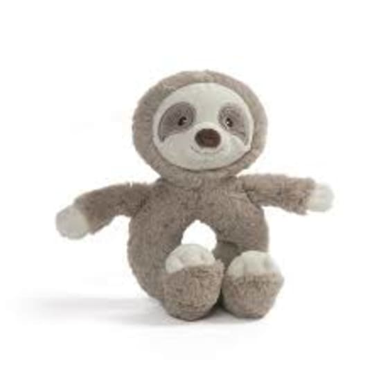 Gund - Sloth Ring Rattle - Standard