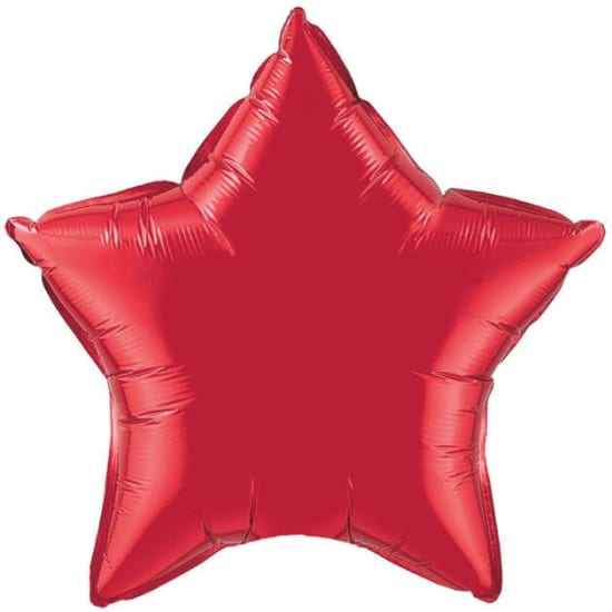 Red Star Balloon - Standard