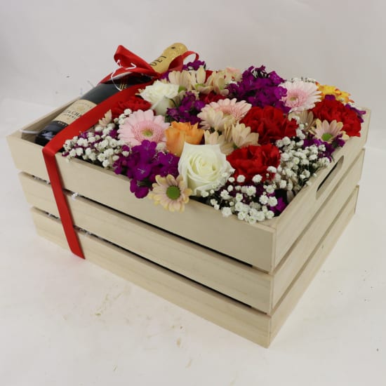 Moet Flower Crate - Standard