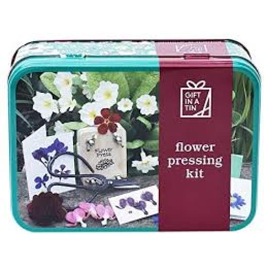 Gift In A Tin - Flower Press - Standard