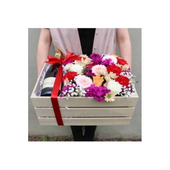 Moet Flower Crate - Standard