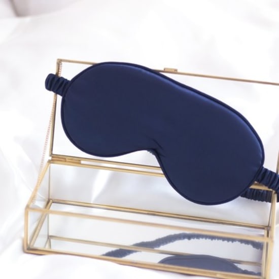 Satin Eye Mask - Navy - Standard