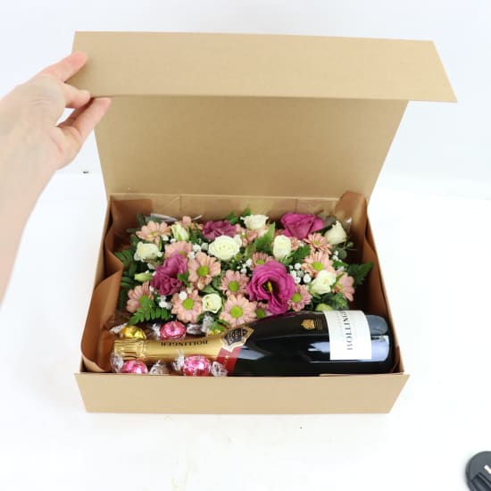 Bollinger Flower Hamper - Standard