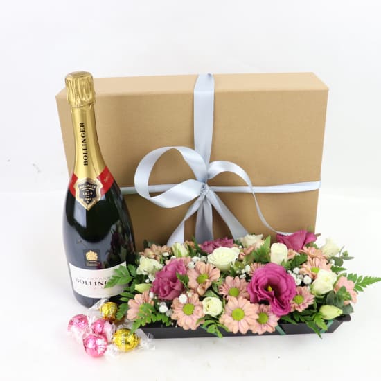 Bollinger Flower Hamper - Standard