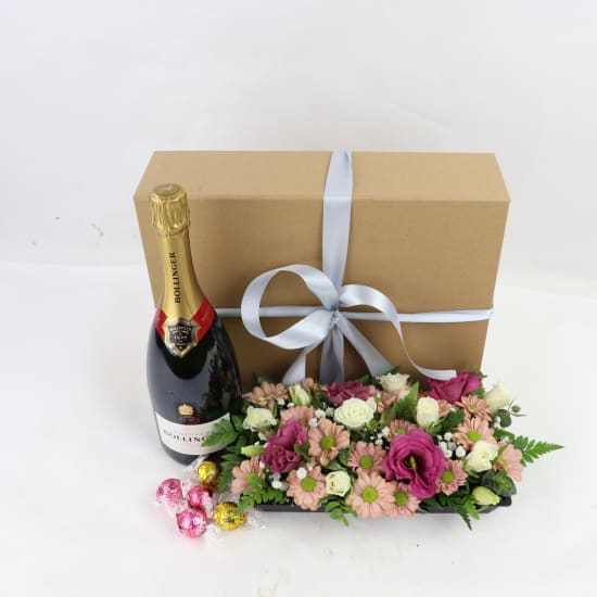 Bollinger Flower Hamper - Standard