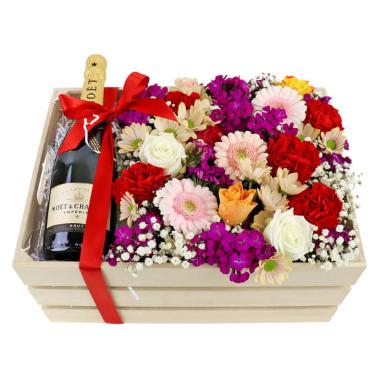 Moet Flower Crate - Standard