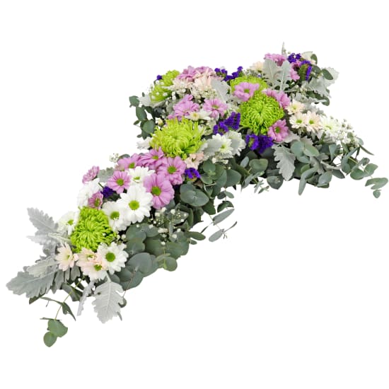 Pastel Farewell Flower Cross - Standard