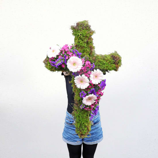 Dearheart Flower Cross - Standard