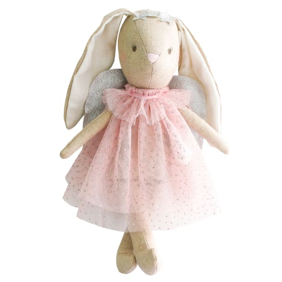 Mini Angel Bunny 27cm Pink - Standard