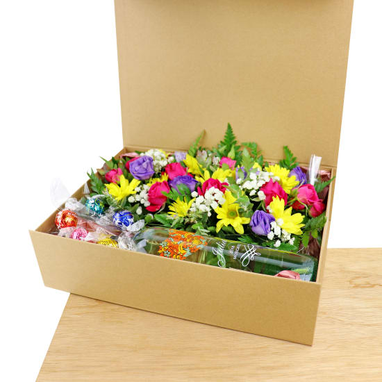 Moscato Flower Hamper - Standard